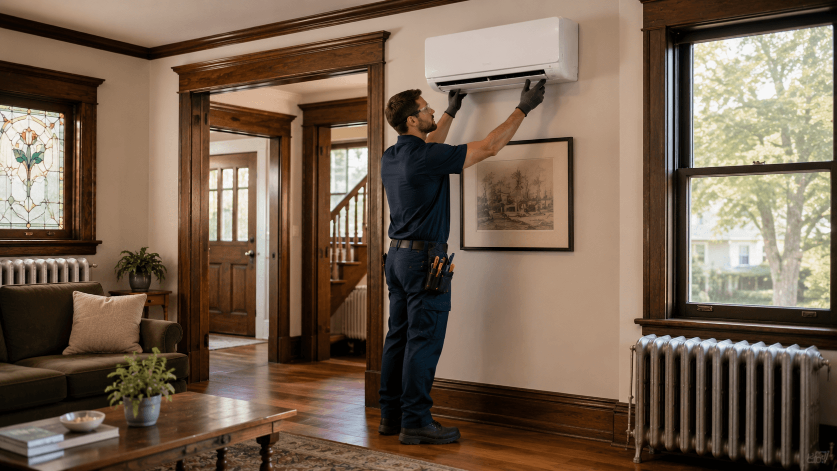 Older homes without ducts