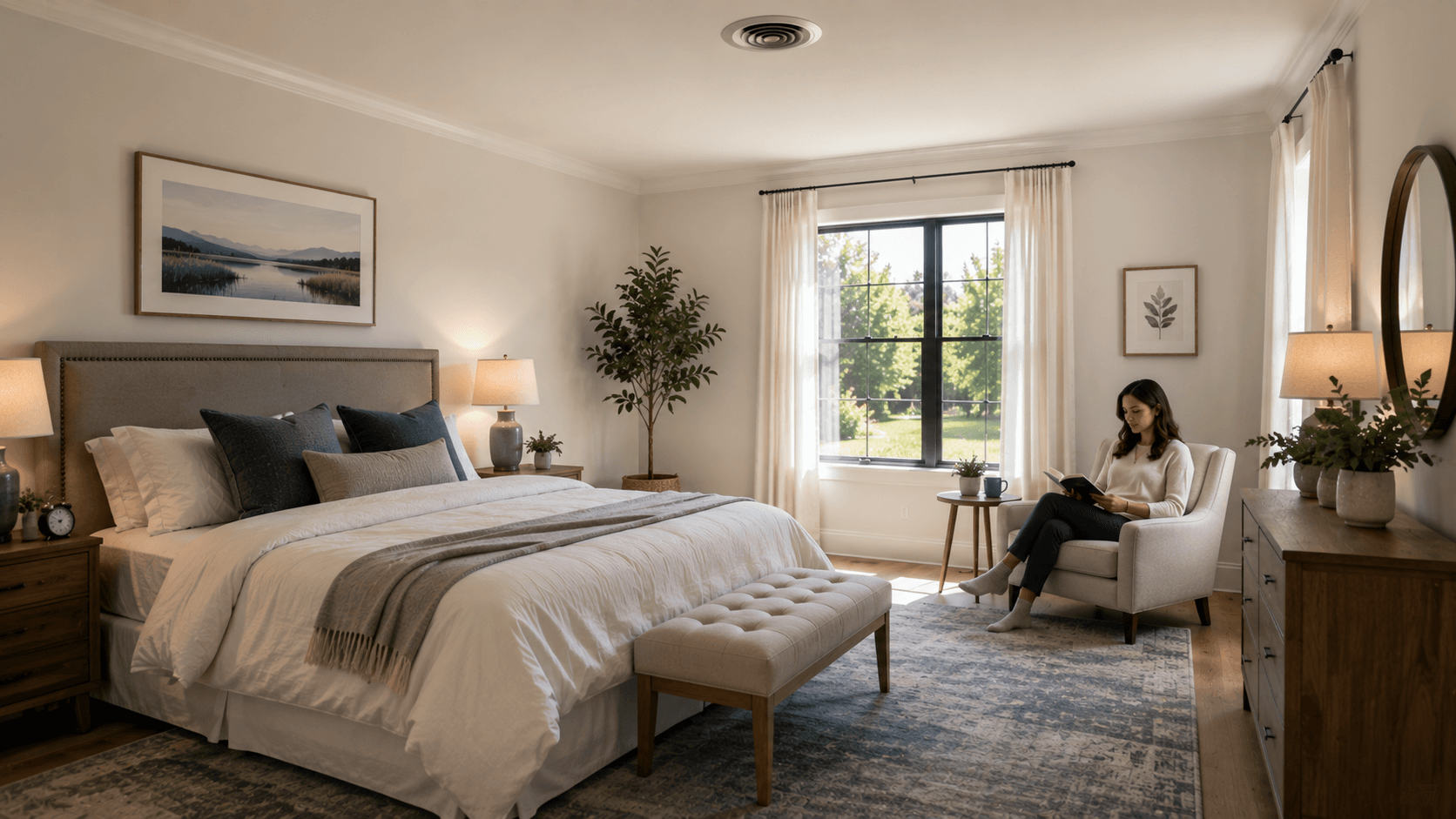 Draft-free rooms